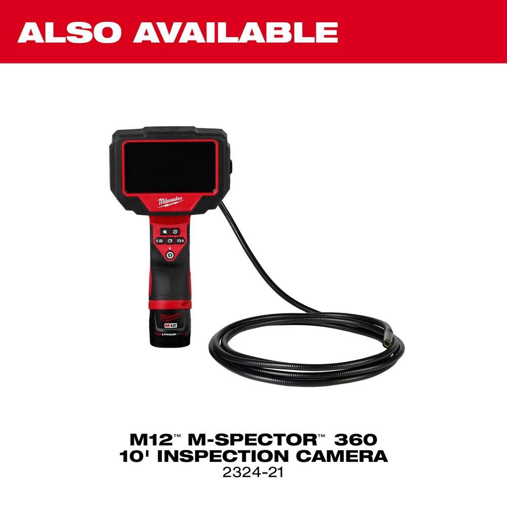 Milwaukee M12 M Spector 360 10' Inspection Camera Kit 2324-21 from Milwaukee