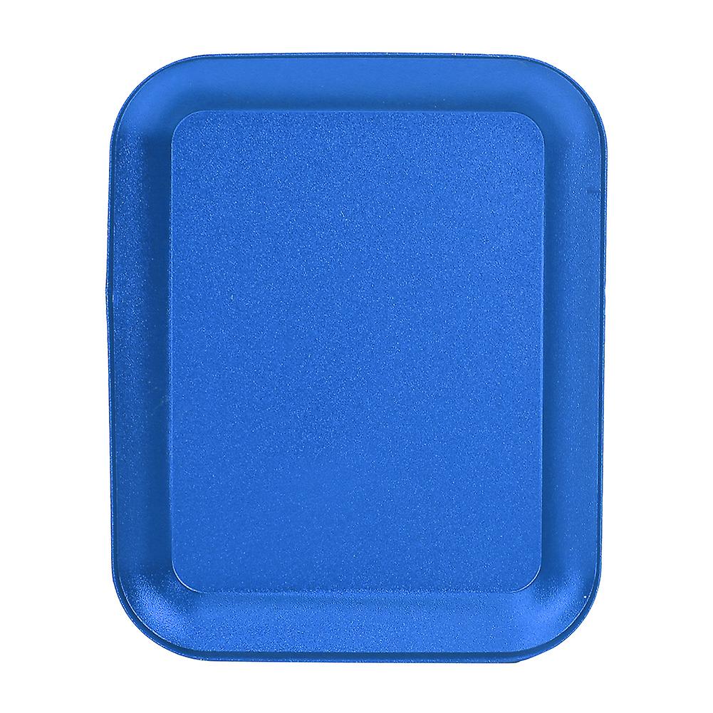 Magnetic Small Parts Tray Plate Screw Storage Nuts Screw Bolts (blue)