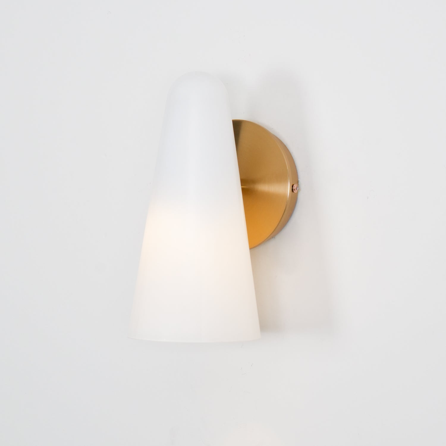 Conical Glass Wall Lamp