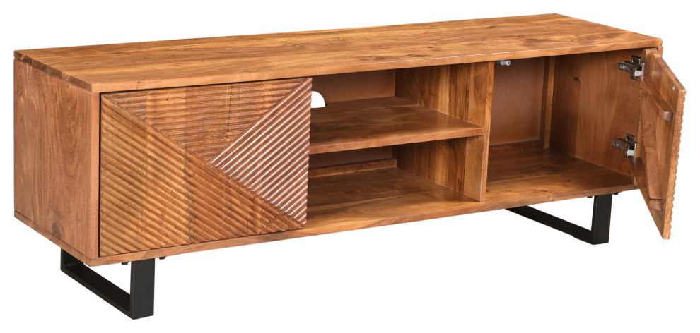 Linear TV Unit   Transitional   Entertainment Centers And Tv Stands   by Oak Idea Corporation  Houzz