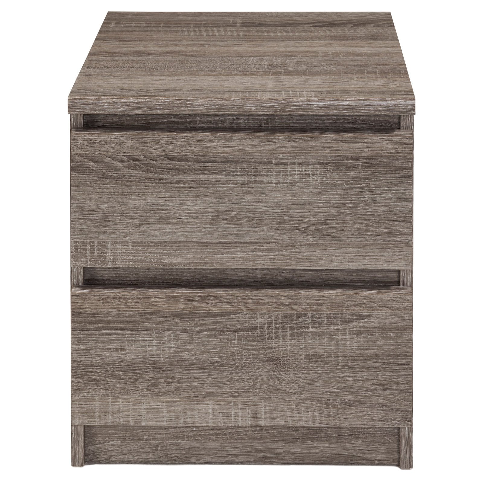 Tvilum Laguna Collection 2-Drawer Nightstand, Truffle