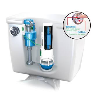 DANCO Water-Saving Toilet Total Repair Kit with Dual Flush Valve HYR460