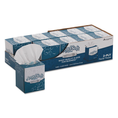 Georgia Pacific Angel Soft ps Ultra Facial Tissue | 2-Ply， White， 7 3