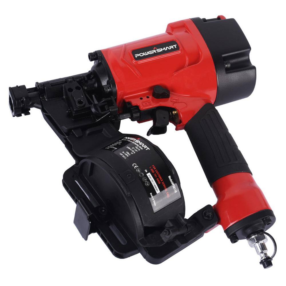 PowerSmart Pneumatic 15-Degree Coil Roofing Nailer PS6110