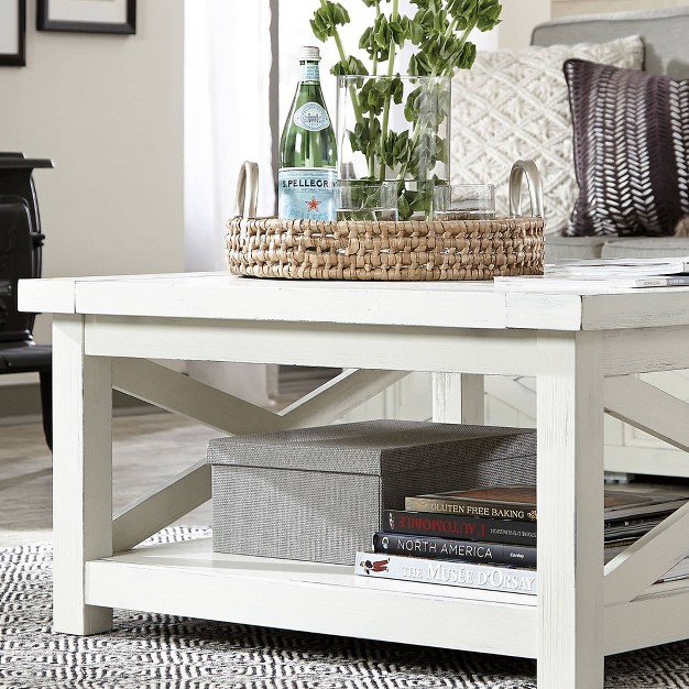 Seaside Lodge Coffee Table White Home Styles