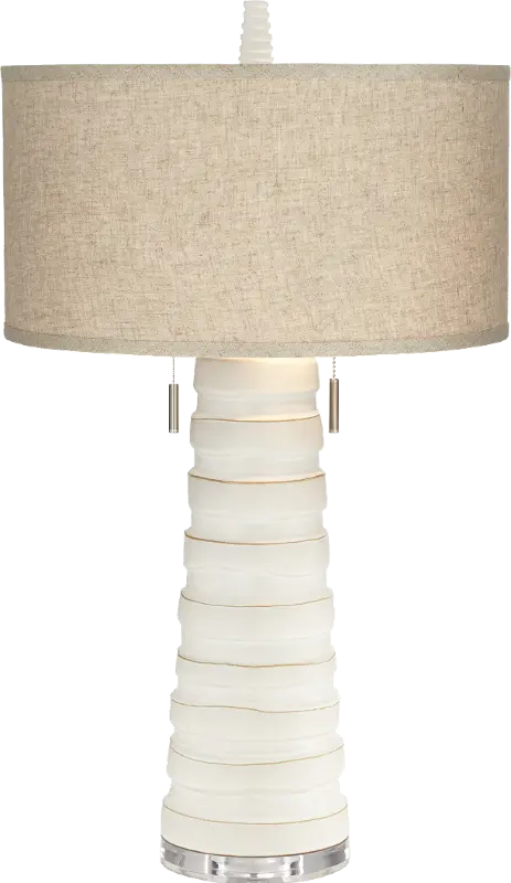 Matinee White Table Lamp