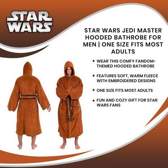 Robe Factory Star Wars Jedi Master Men's Hooded Ba...