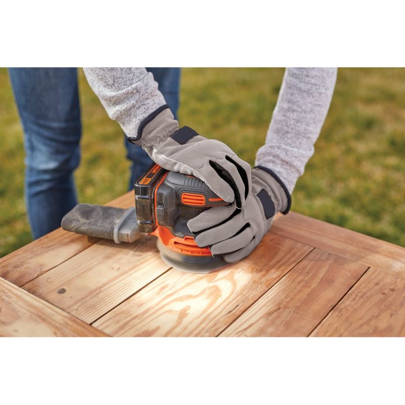 Blackamp Decker 20V MAX Lithium-Ion Cordless Random Orbit Sander Kit