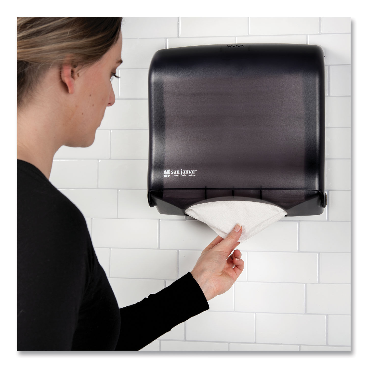 Ultrafold Fusion C-Fold and Multifold Towel Dispenser by San Jamarandreg; SJMT1755TBK