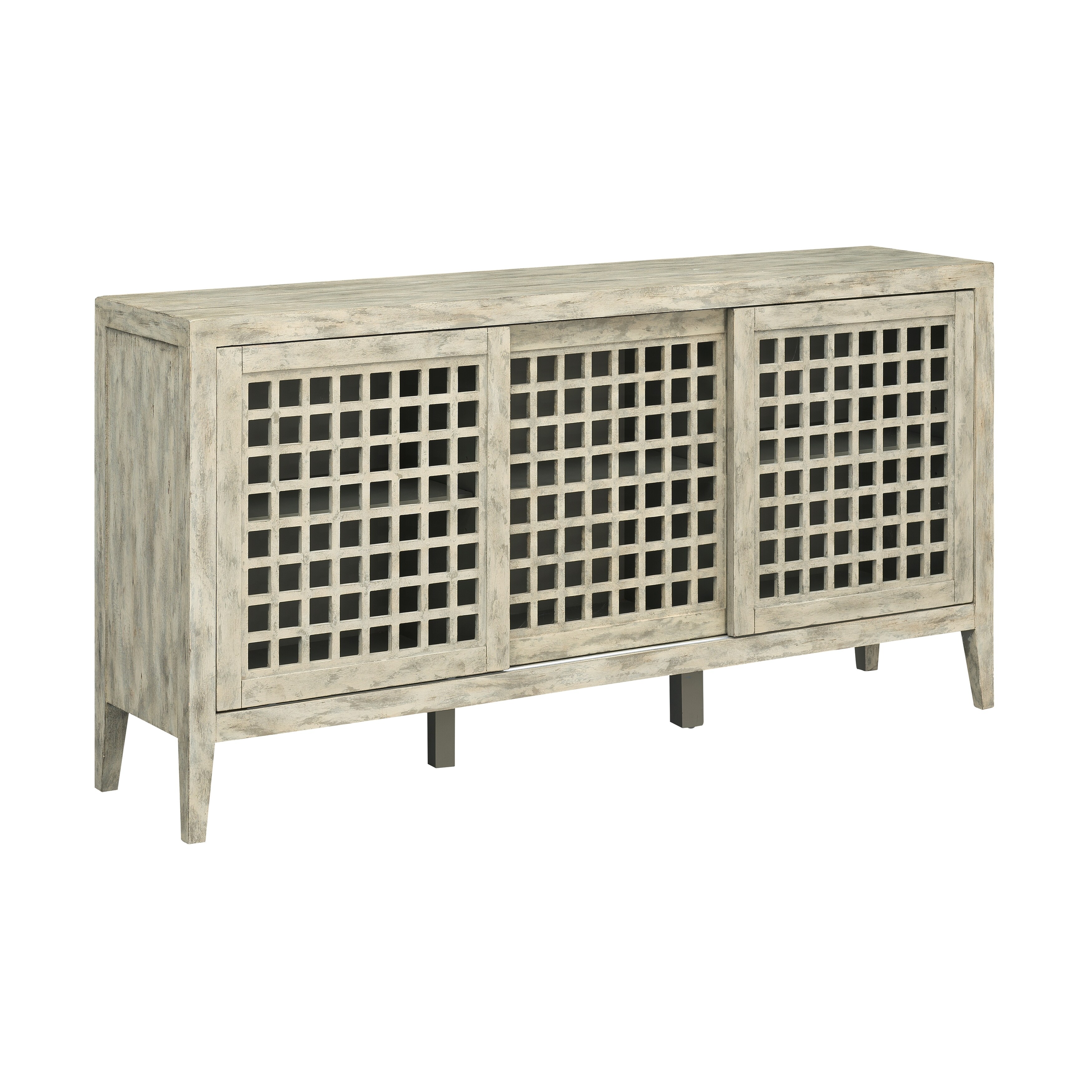 Somette Weaver Sandstone Three Door Credenza