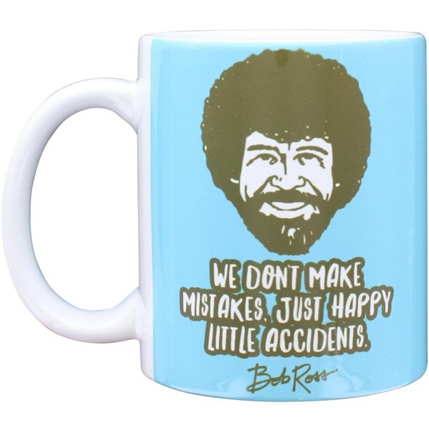 Nmr Distribution Bob Ross Happy Little Accidents 11oz Boxed Ceramic Mug