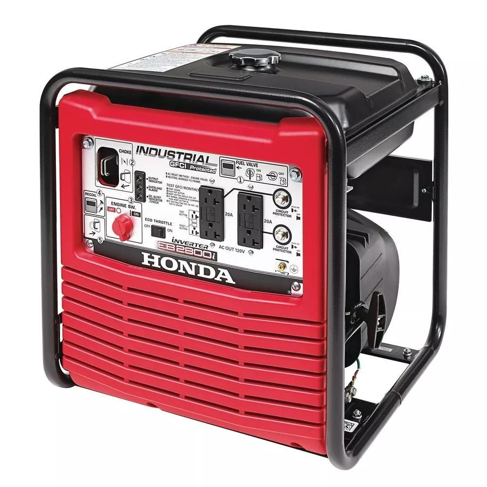 2,800-Watt Gasoline Powered Portable Industrial Inverter Generator