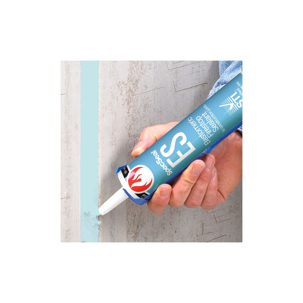 Specified Technologies SpecSeal Red Elastomeric Firestop Sealant ;