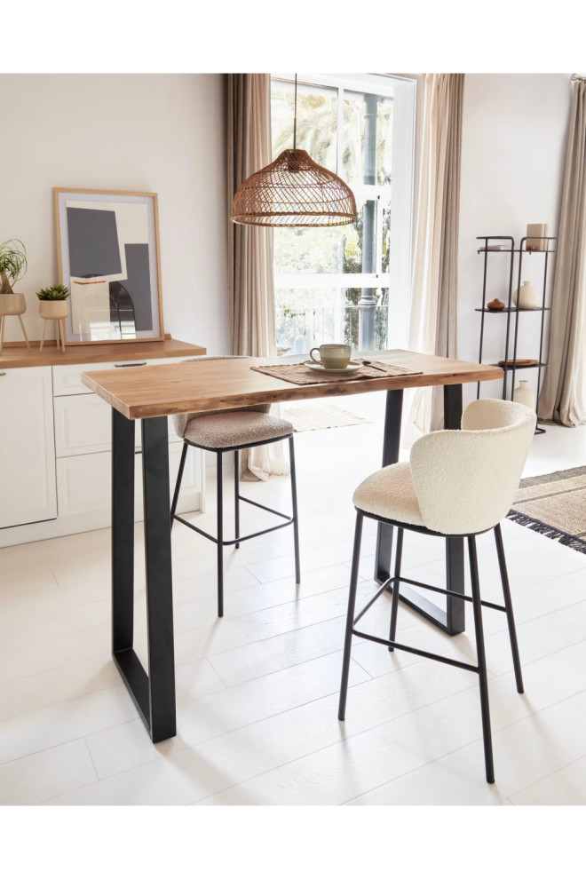 Acacia Wood Console Table  La Forma Sono   Industrial   Console Tables   by Oroa   Distinctive Furniture  Houzz