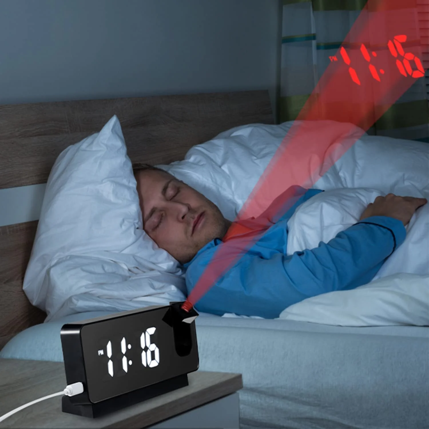 🔥BIG SALE - 48% OFF🔥🔥Mirror projection alarm clock