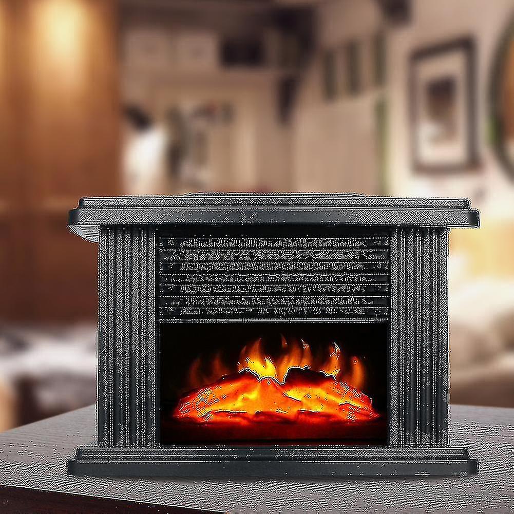 1000w Electric Fireplace Heater For Home Portable Stove Heater Desktop Flame Air Warmer Fan For Living Bedroom Winter Heater