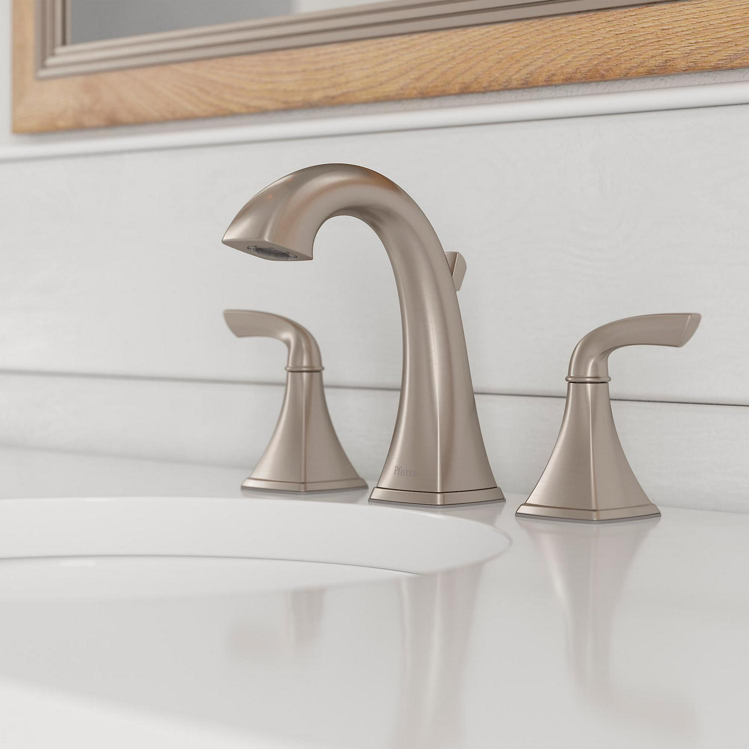 Pfister Bronson 2-Handle 8 Widespread Bathroom Faucet in Brushed Nickel