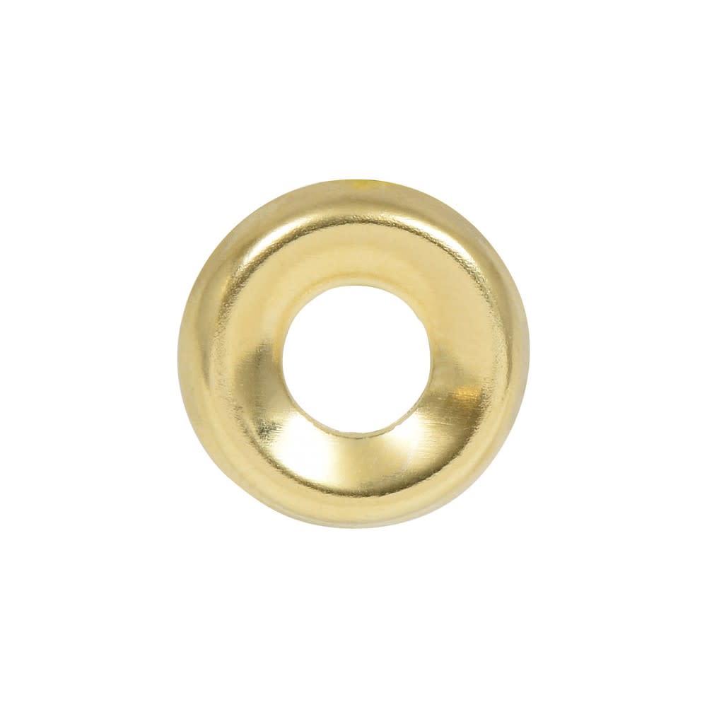 Hillman #12 Brass Countersunk Finishing Washer 100pk ;