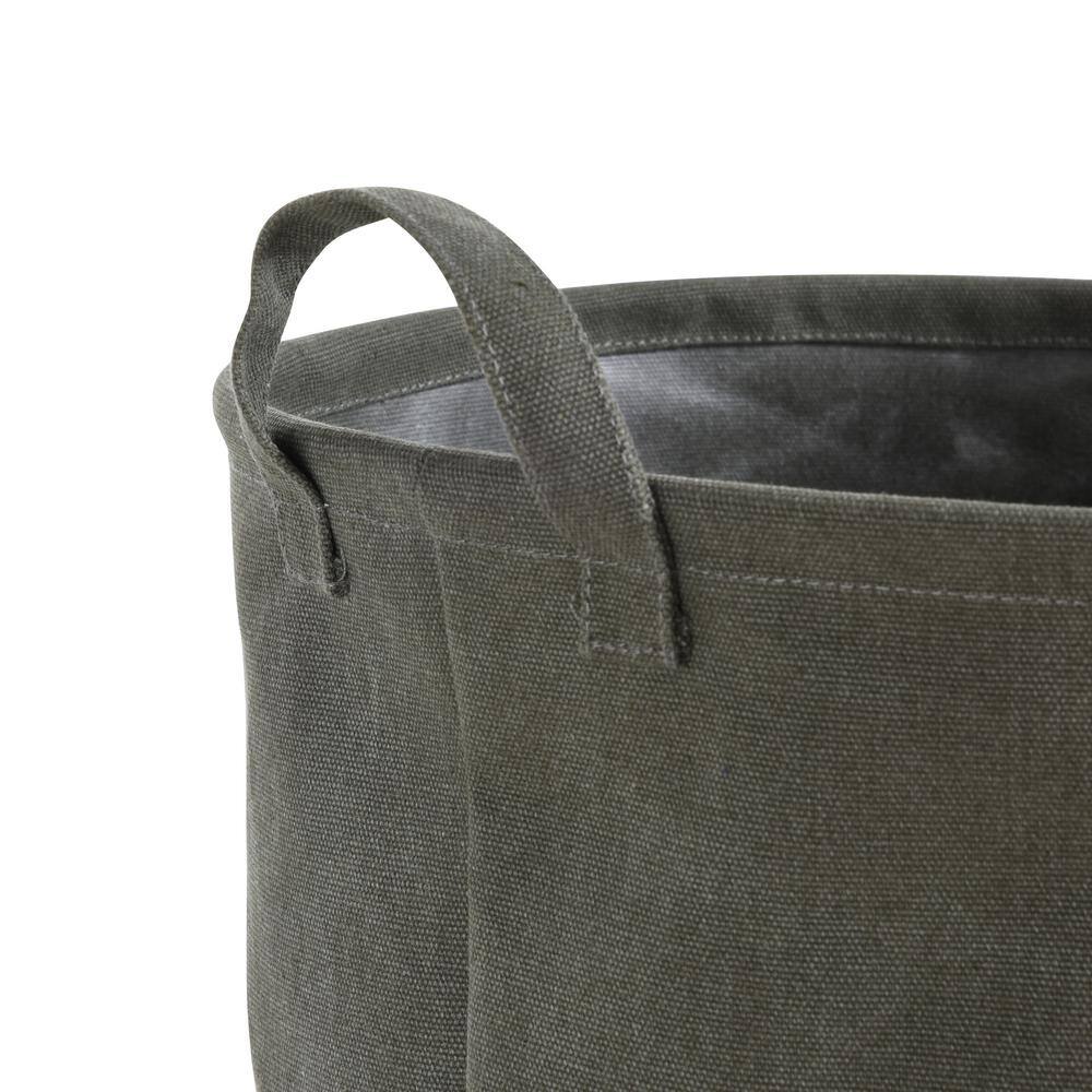 DANYA B Army Canvas Laundry Bucket LY952