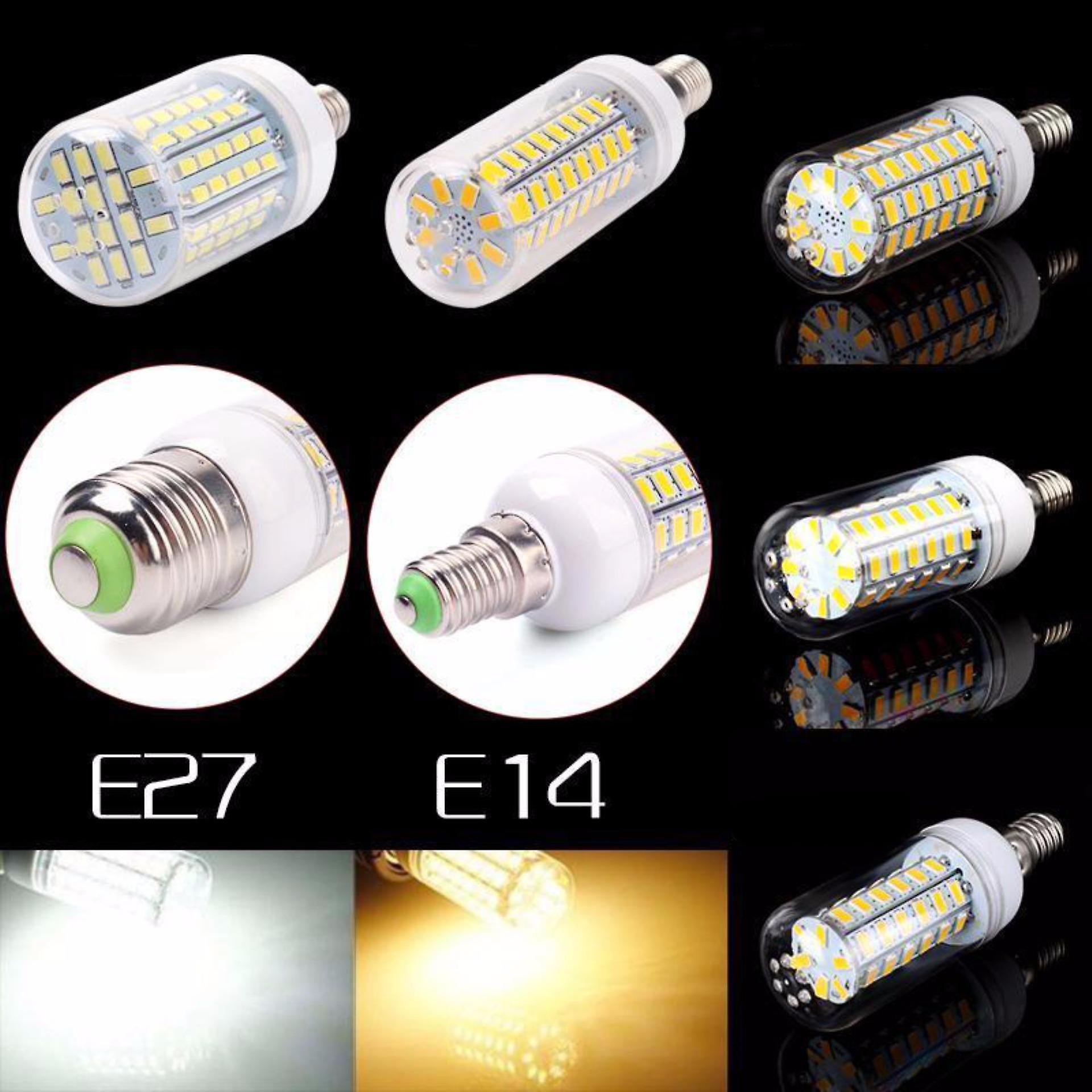 Led Corn Bulb E27 Smd 110v 72leds 12w Indoor Spot Light Lamp White Light