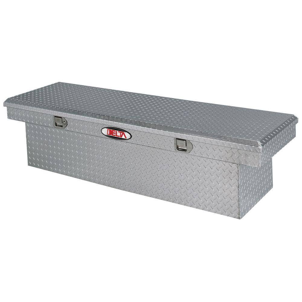 Delta 70 Diamond Plate Aluminum Full Size Crossbed Truck Tool Box 1-301000