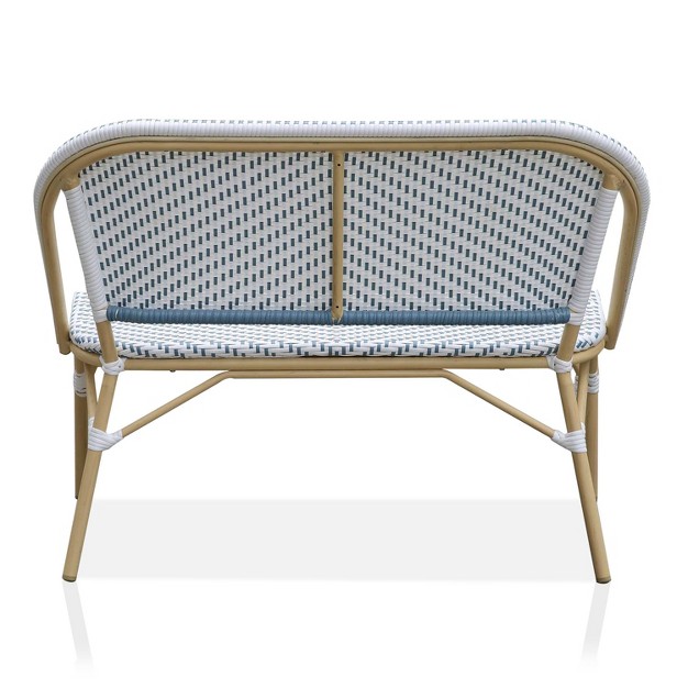 Alertis Patio Wicker Bench Mibasics