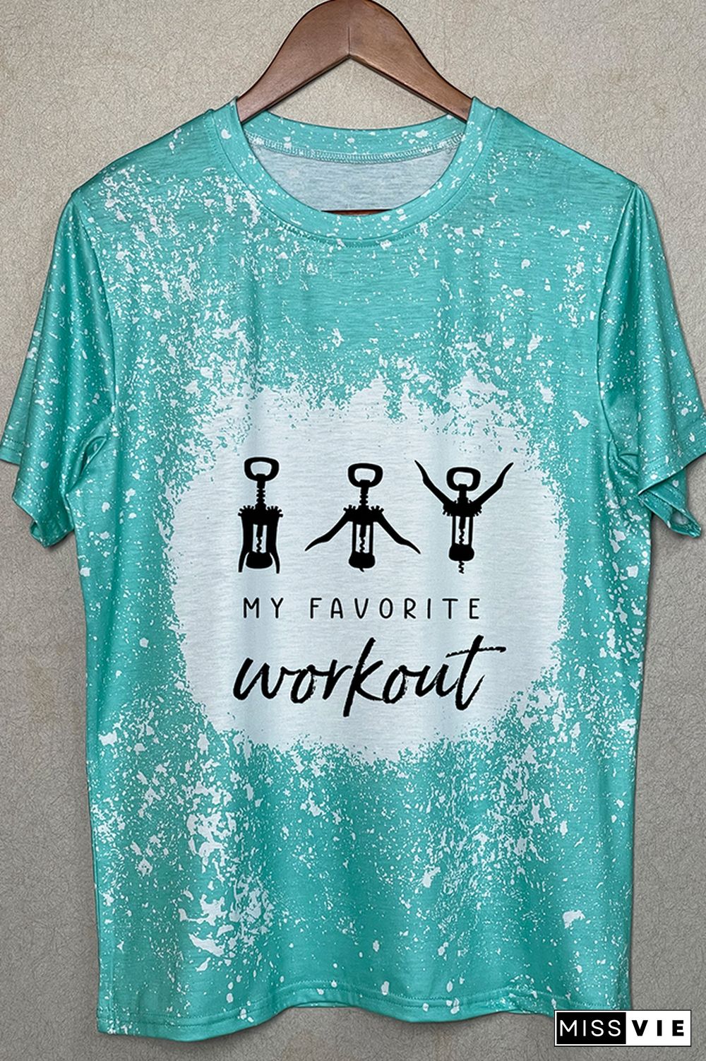 My Favorite Workout Graphic Tee Wholesale