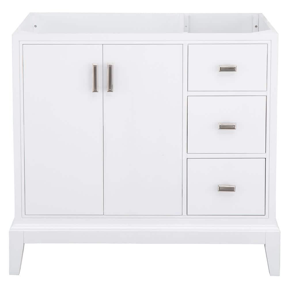 Home Decorators Collection Shaelyn 36 in W x 2175 in D Vanity Cabinet Only in White