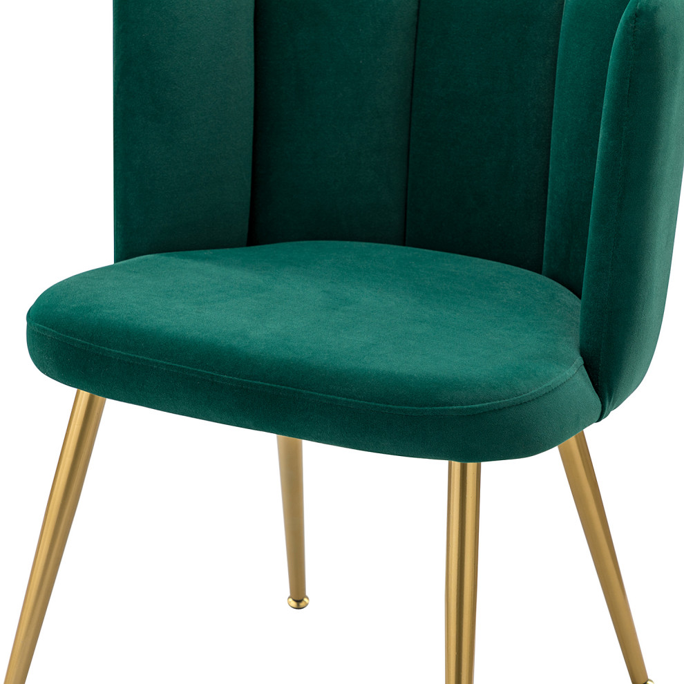 Side Chair   Midcentury   Armchairs And Accent Chairs   by Karat Home  Houzz