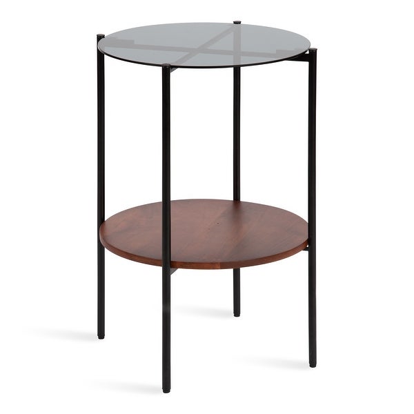 Kate and Laurel Ottelo Round Side Table - 18x18x27