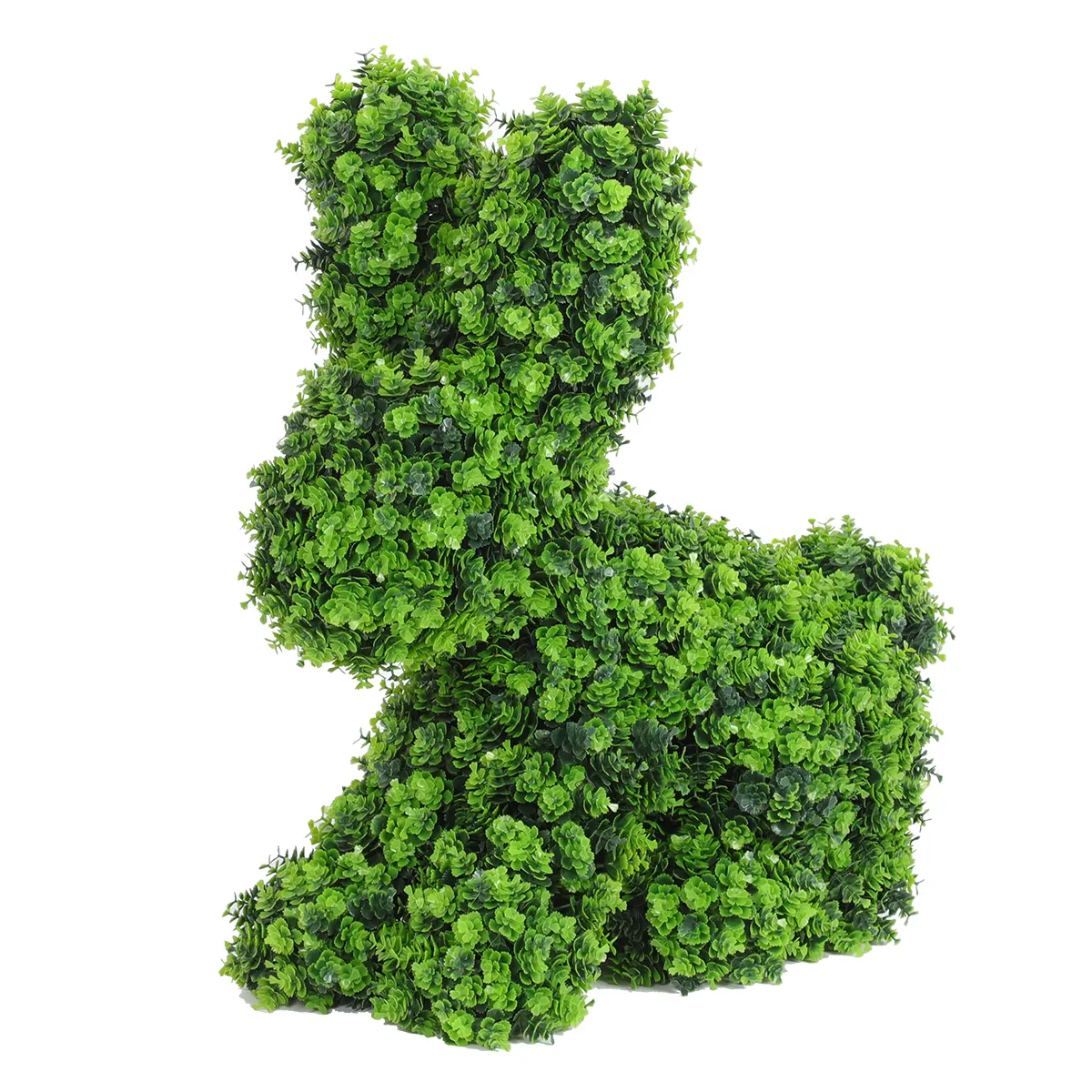 DW1 3 Garden Supplies Ornament Artificial Topiary Shaped Plant Dog Grass Boxwood Animals for Holiday Decorative