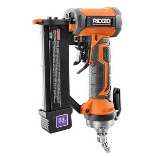 RIDGID Pneumatic 18-Gauge 2-18 in. Brad Nailer and 23-Gauge Headless Pin Nailer R213BNF-R138HPF