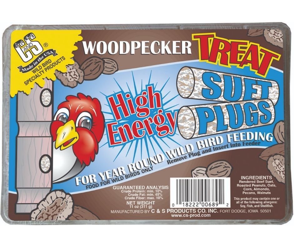 Woodpecker Treat Suet Plugs