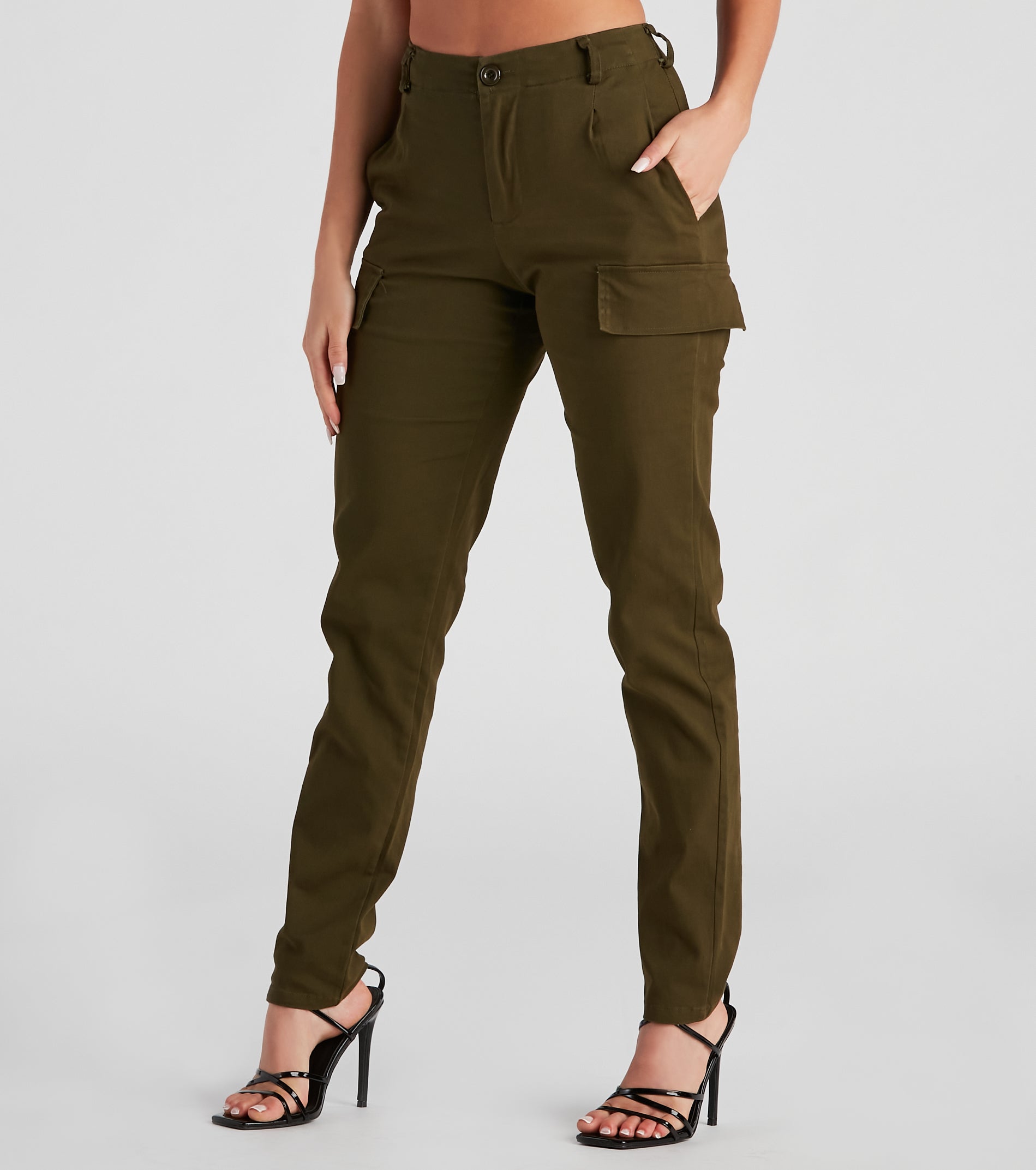 Cool Girl Cargo Skinny Pants