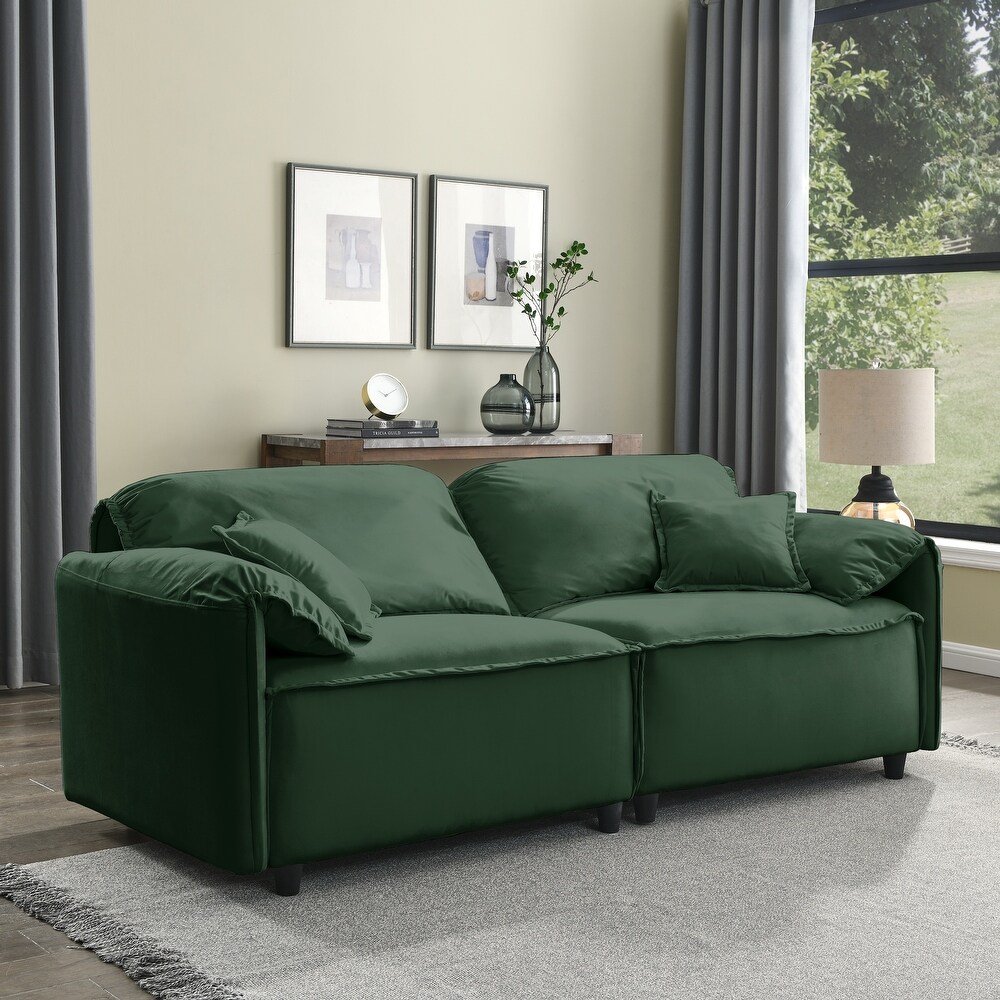 Luxury Modern Style Living Room Upholstery Sofa Loveseat