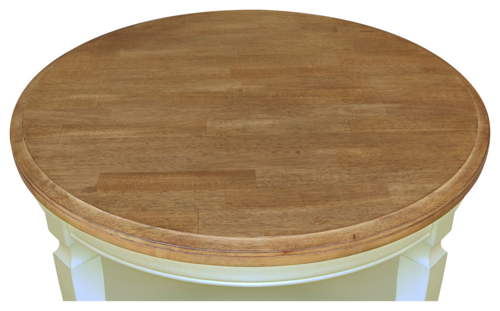 Vista Round Coffee Table   Transitional   Coffee Tables   by International Concepts  Houzz