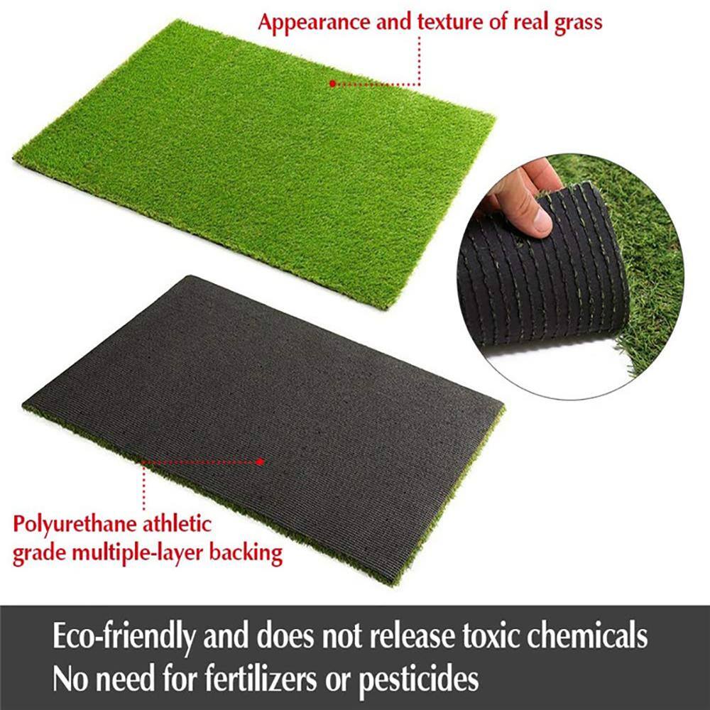 Kingdely 6.6 ft. x 10 ft. Green Artificial Grass Sod TCHT-XLH0999-01-03