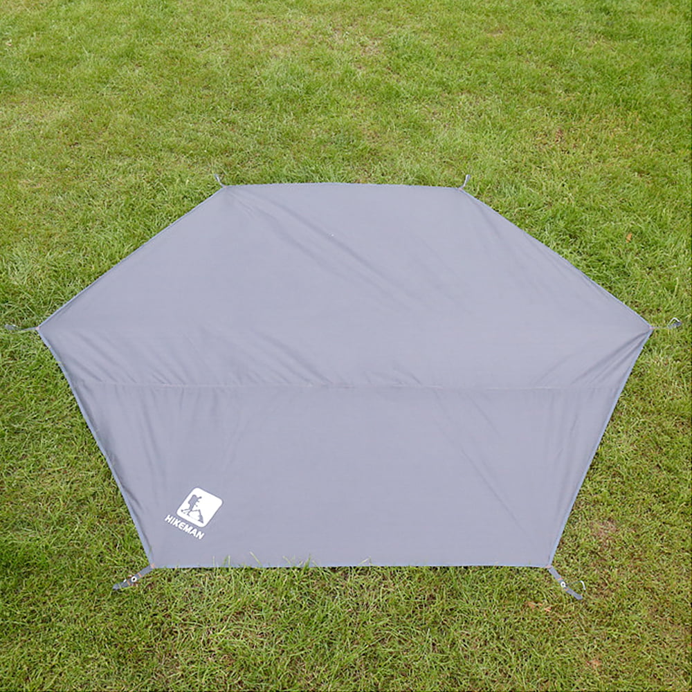 Meterk Waterproof Camping Tarp Thicken Picnic Mat Durable Beach Pad Hexagonal Tent Mat Multifunctional Tent Footprint Sun Canopy Ground Sheet for Hiking Traveling Backpacking