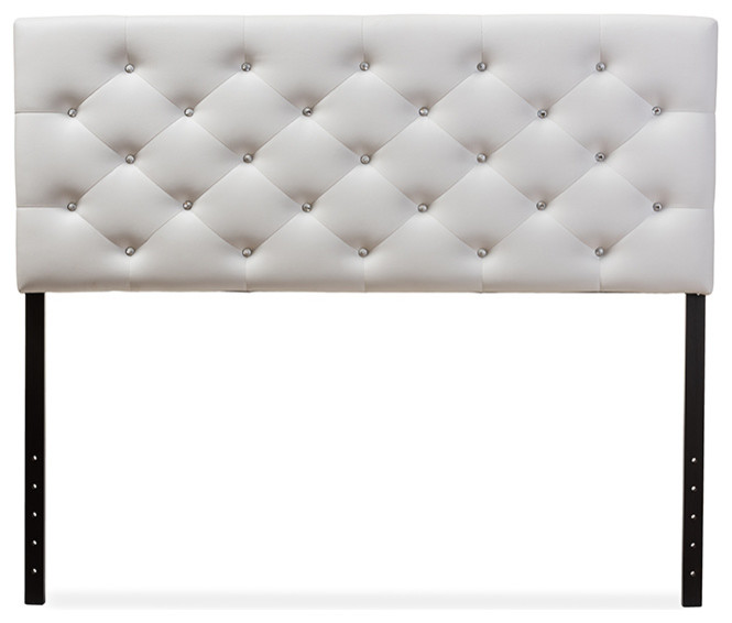 Viviana Upholstered Button Tufted Headboard   Transitional   Headboards   by Baxton Studio  Houzz