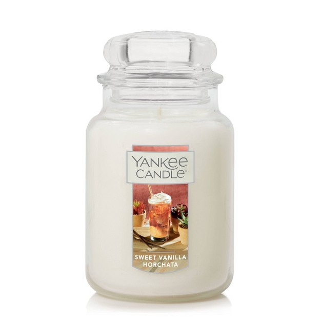 22oz Large Classic Under The Desert Sun Sweet Vanilla Horchata Jar Yankee Candle