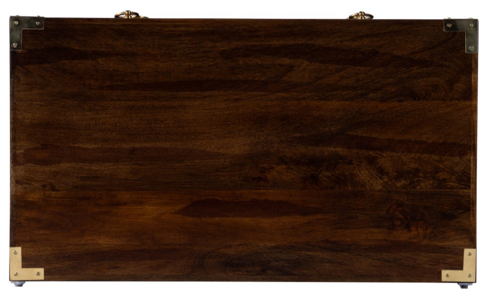 Forster Brown Campaign Chest   Transitional   Accent Chests And Cabinets   by UStradeENT LLC  Houzz