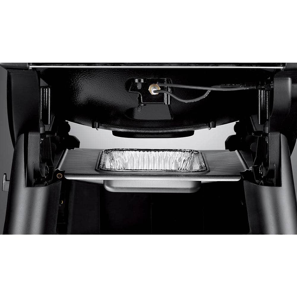 Weber Q 3200 2Burner Natural Gas Grill in Titanium with BuiltIn Thermometer