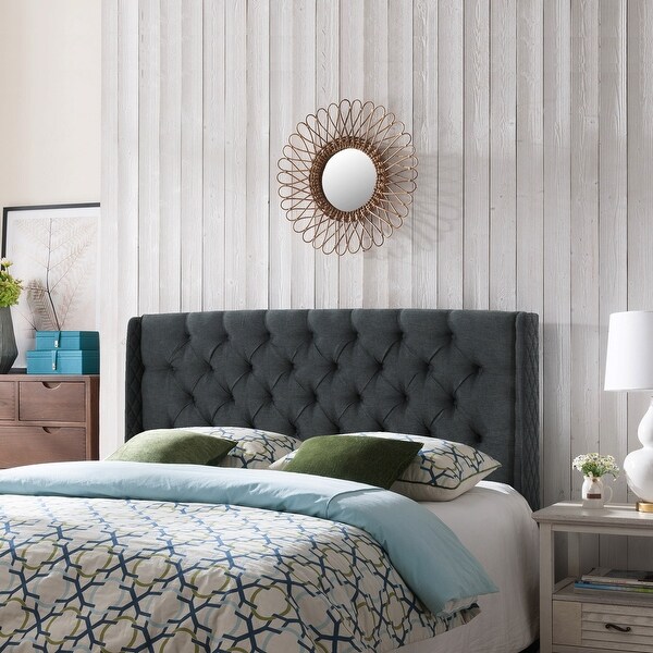 Perryman Full/Queen Wingback Headboard by Christopher Knight Home - - 8611667