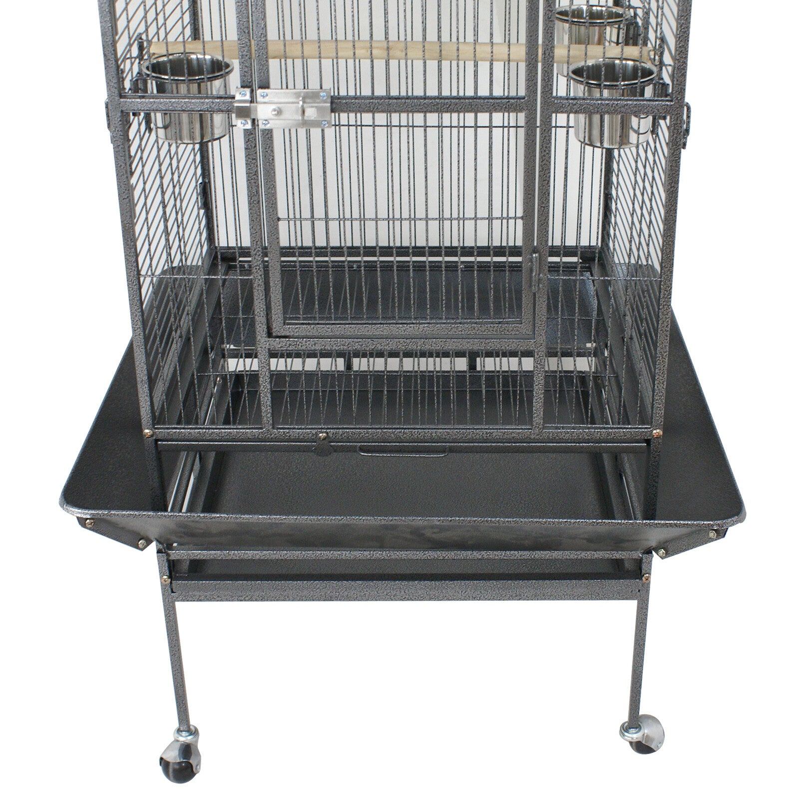 ZENSTYLE Large Space Bird Cage with Rolling Stand Metal Frame 68