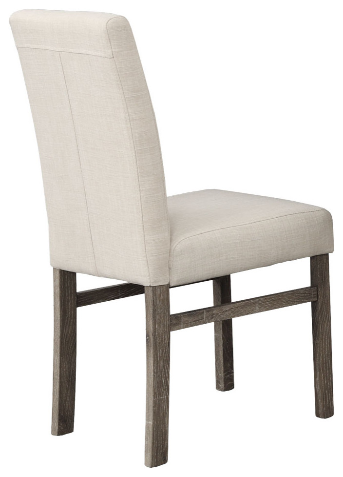 Vitaliya Linen Side Chairs  Set of 2   Transitional   Dining Chairs   by Best Master Furniture  Houzz