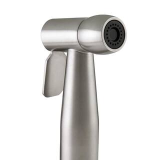 Design House Modern Single-Function Dual-Mount Handheld Non-Electric Bidet Sprayer in Stainless Steel 588913-SS