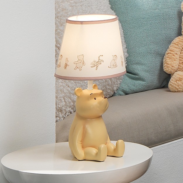 Lambs amp Ivy Disney Baby Storytime Pooh 3d Table Lamp With Shade