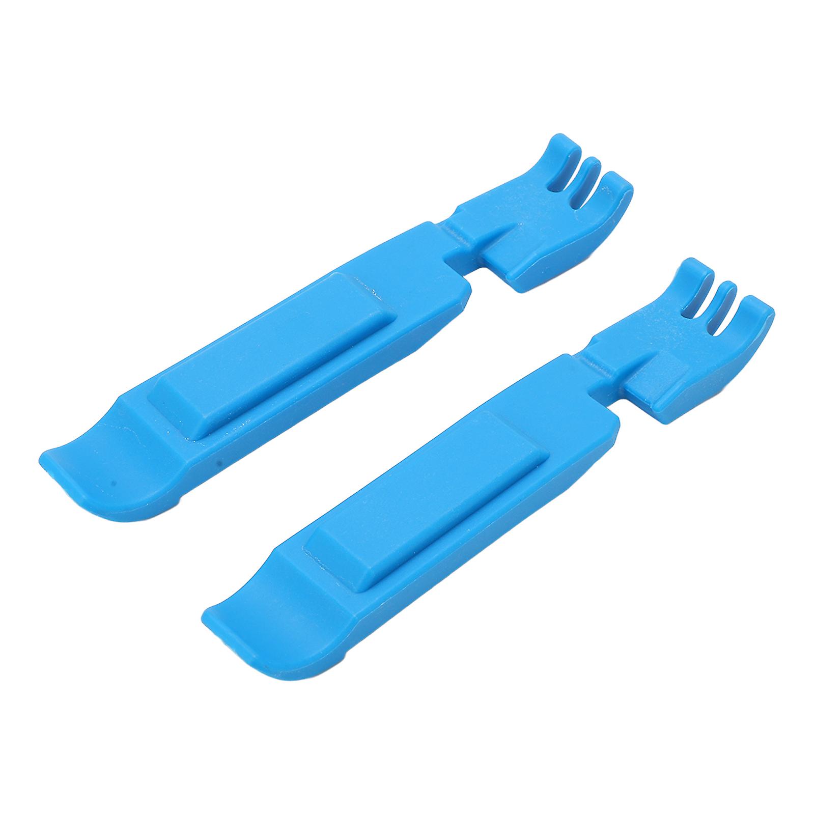 2pcs Bicycle Tire Lever Nylon Bike Tire Pry Stick Repair Tool For Mountain Road Bikesblue