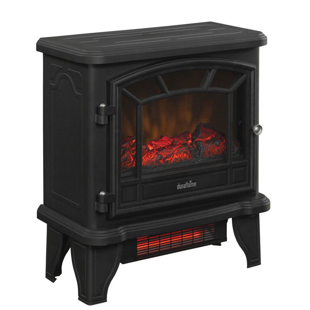 Duraflame® Infrared Quartz Electric Fireplace Stove Heater, Black