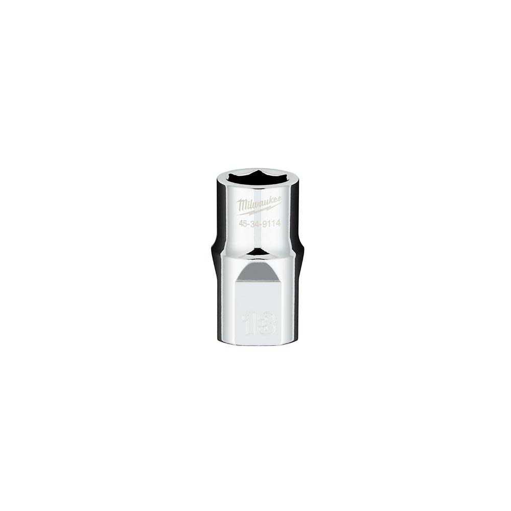 MW 1/2 in. Drive 13MM Metric 6-Point Socket with FOUR FLAT Sides 45-34-9114 from MW